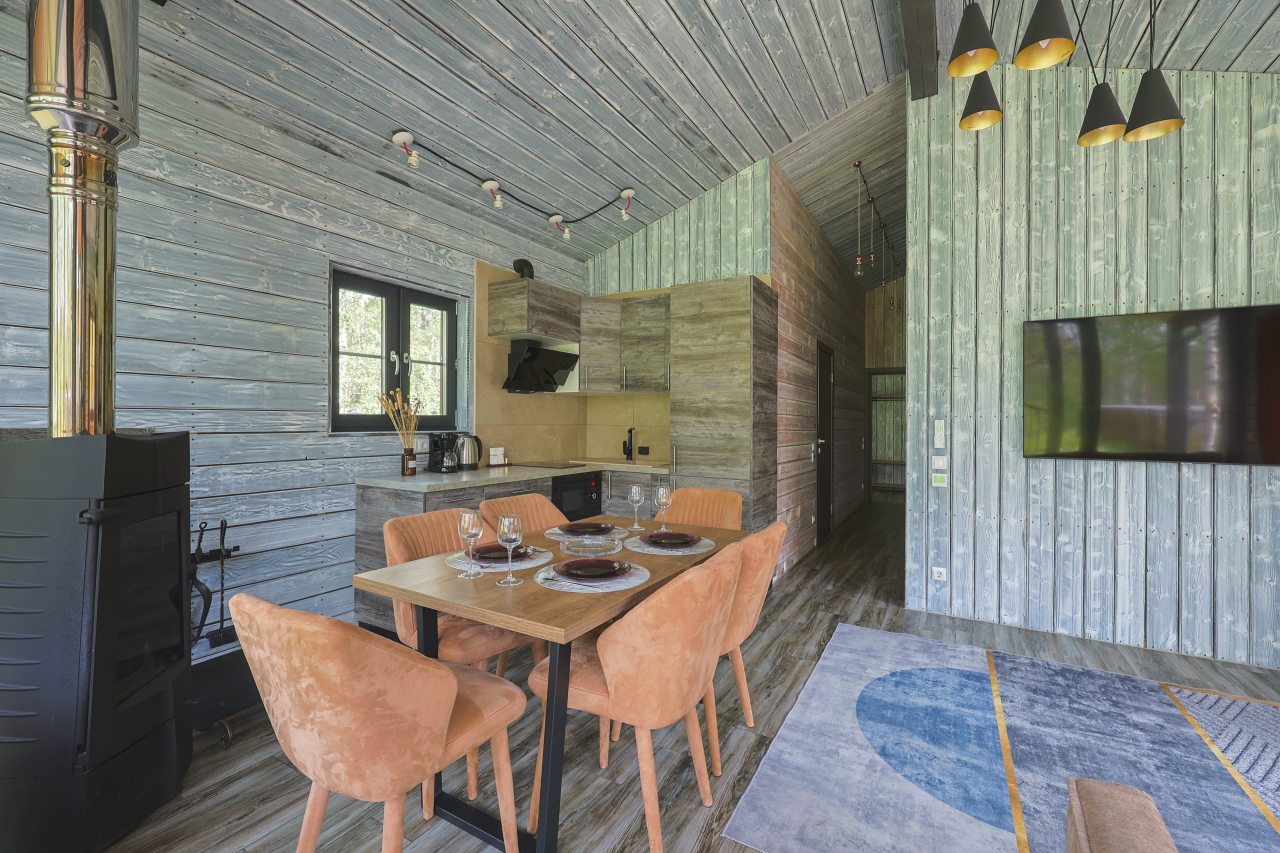 Коттедж (BarnHouse №16 (c камином и кондиционером без купели)), База отдыха Les Holidays