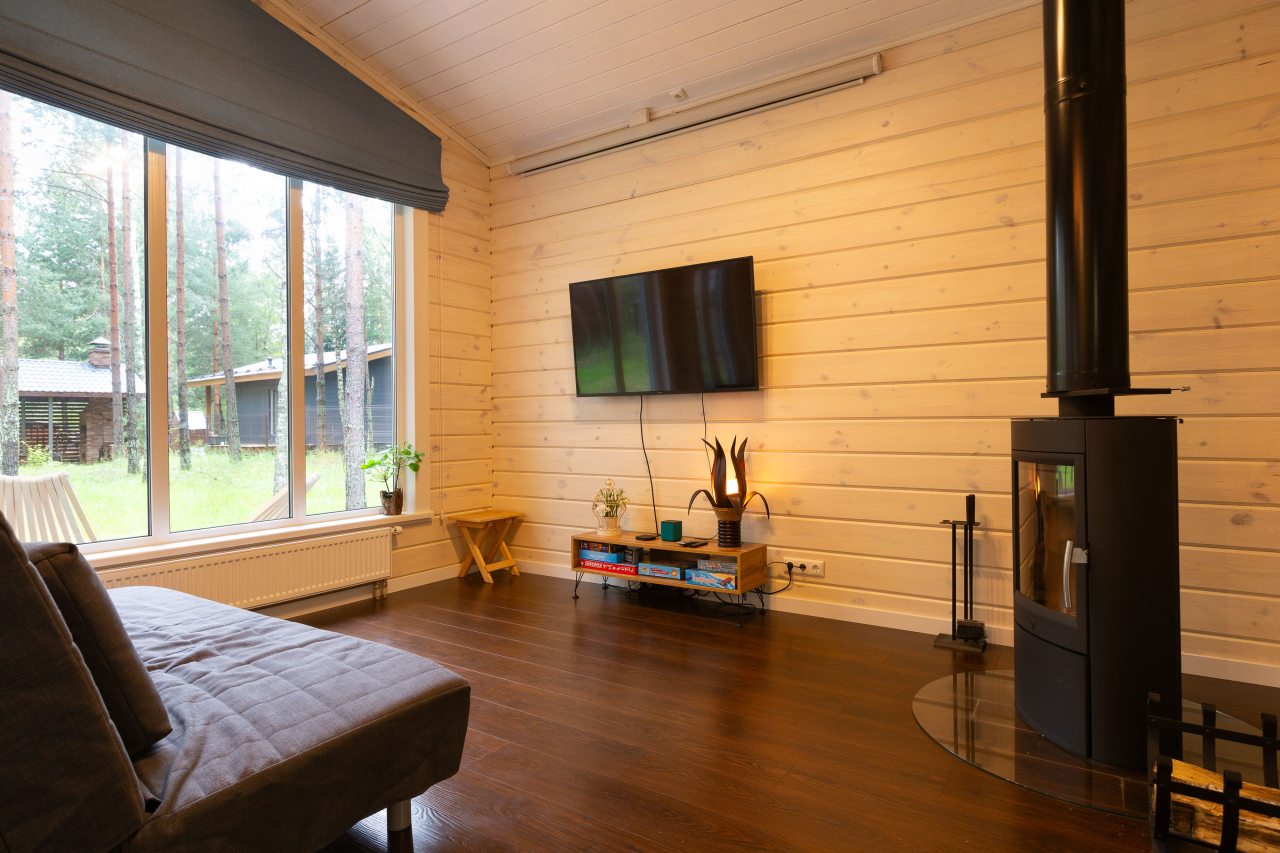 Коттедж (Сhalet №11 (с банным чаном)), База отдыха Les Holidays