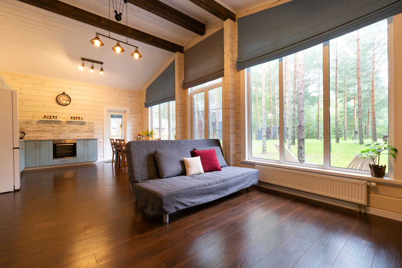 Коттедж (Сhalet №11 (с банным чаном)), База отдыха Les Holidays