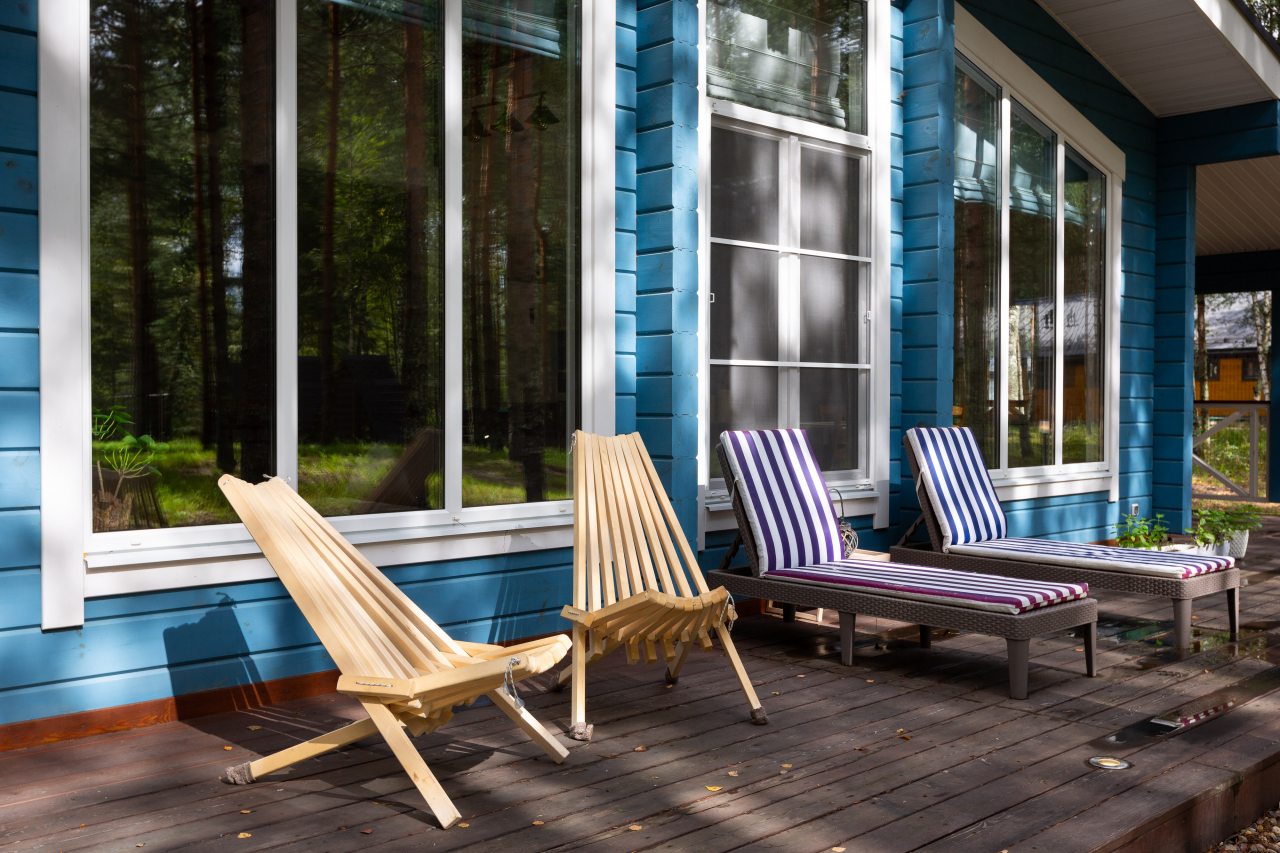 Коттедж (Сhalet №11 (с банным чаном)), База отдыха Les Holidays