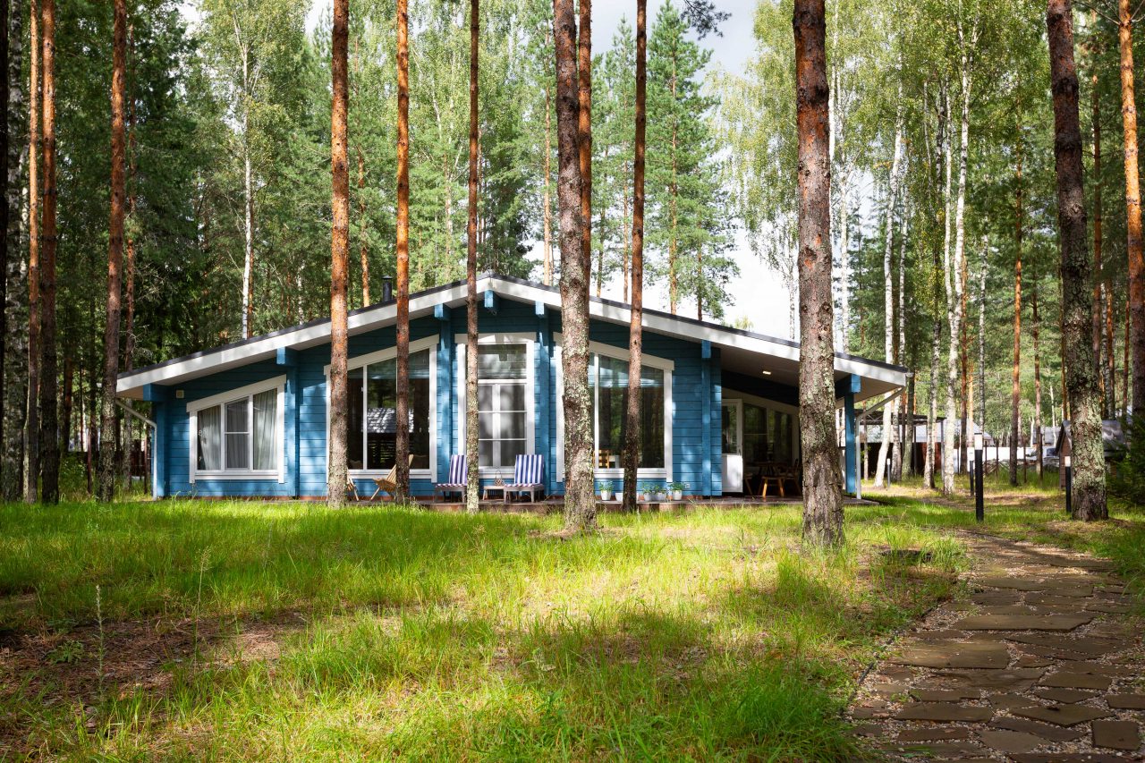 Коттедж (Сhalet №11 (с банным чаном)), База отдыха Les Holidays