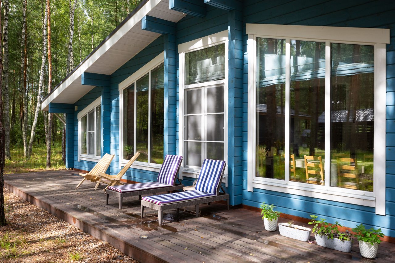 Коттедж (Сhalet №11 (с банным чаном)), База отдыха Les Holidays