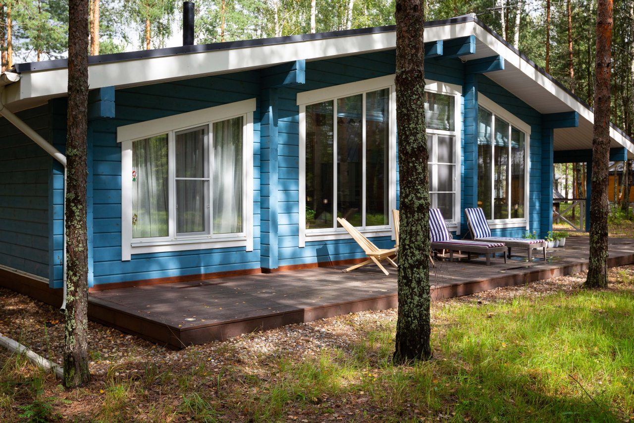 Коттедж (Сhalet №11 (с банным чаном)), База отдыха Les Holidays