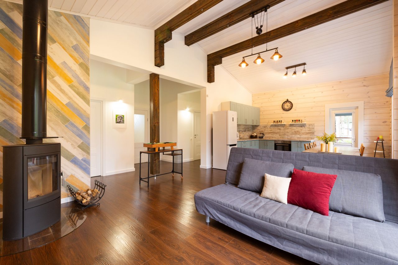 Коттедж (Сhalet №11 (с банным чаном)), База отдыха Les Holidays