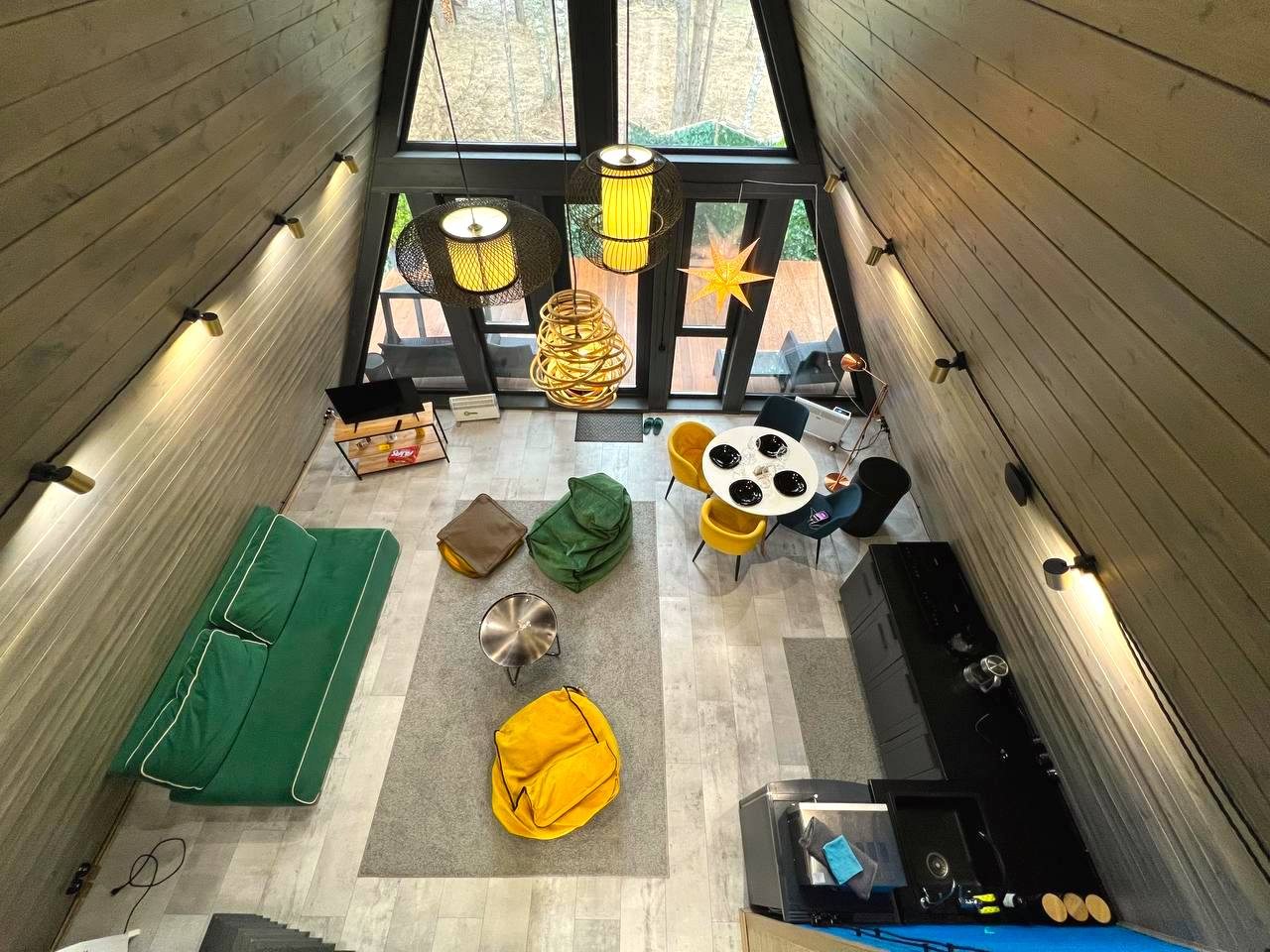 Дом (A-Frame №4 (с купелью)), База отдыха Les Holidays