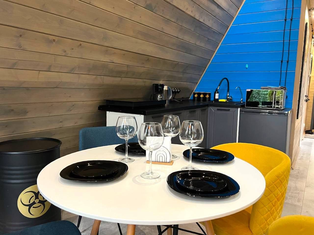 Дом (A-Frame №4 (с купелью)), База отдыха Les Holidays