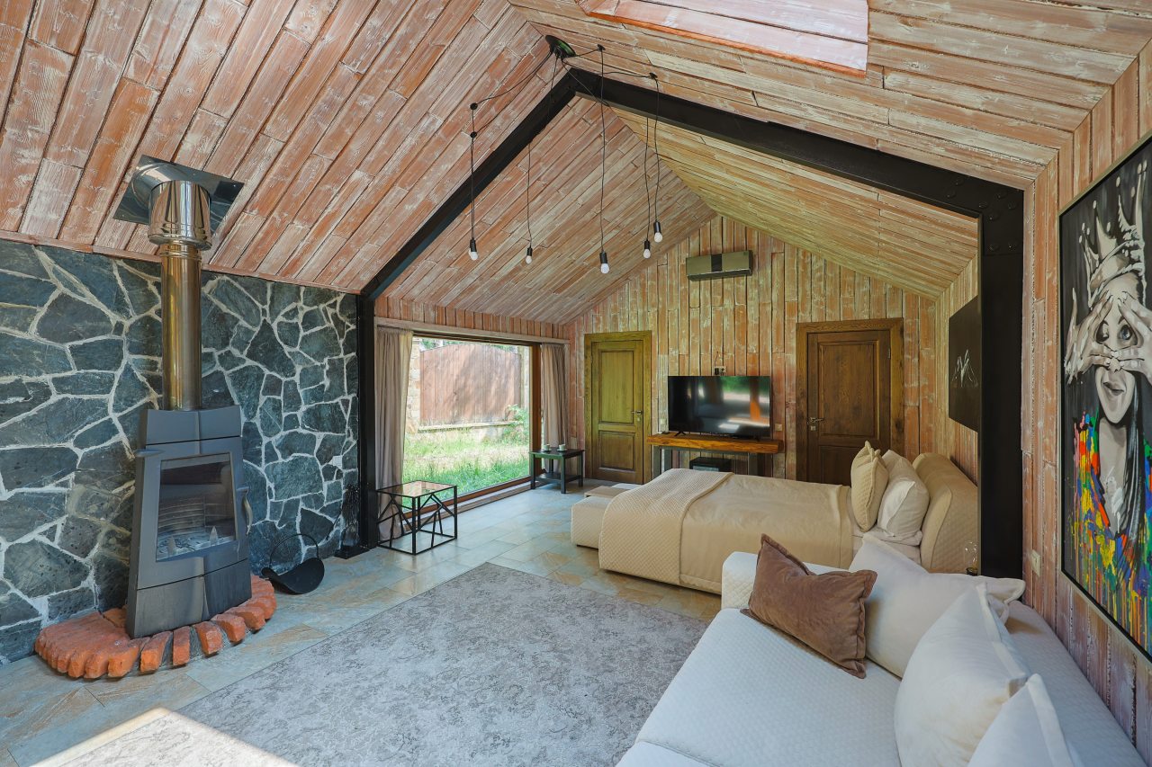 Коттедж (BarnHouse №19 (c камином без купели)), База отдыха Les Holidays