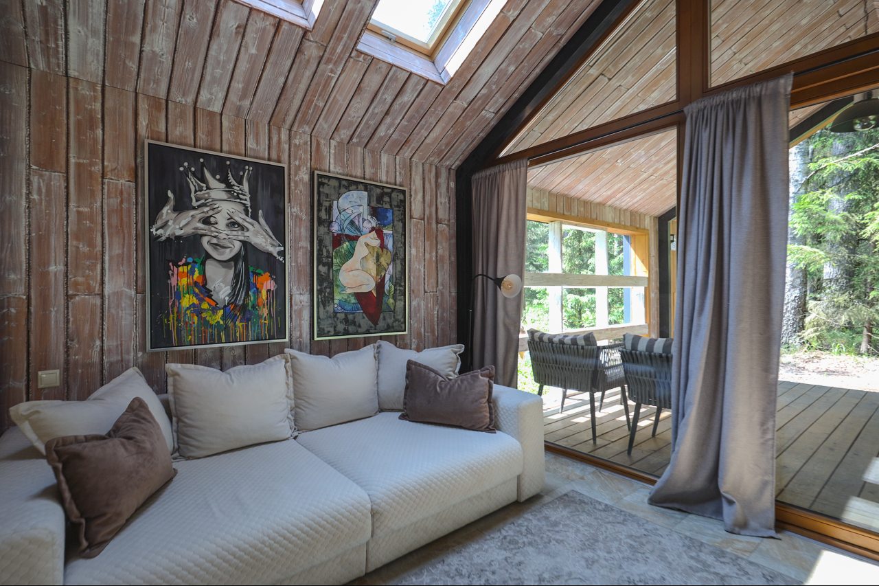 Коттедж (BarnHouse №19 (c камином без купели)), База отдыха Les Holidays