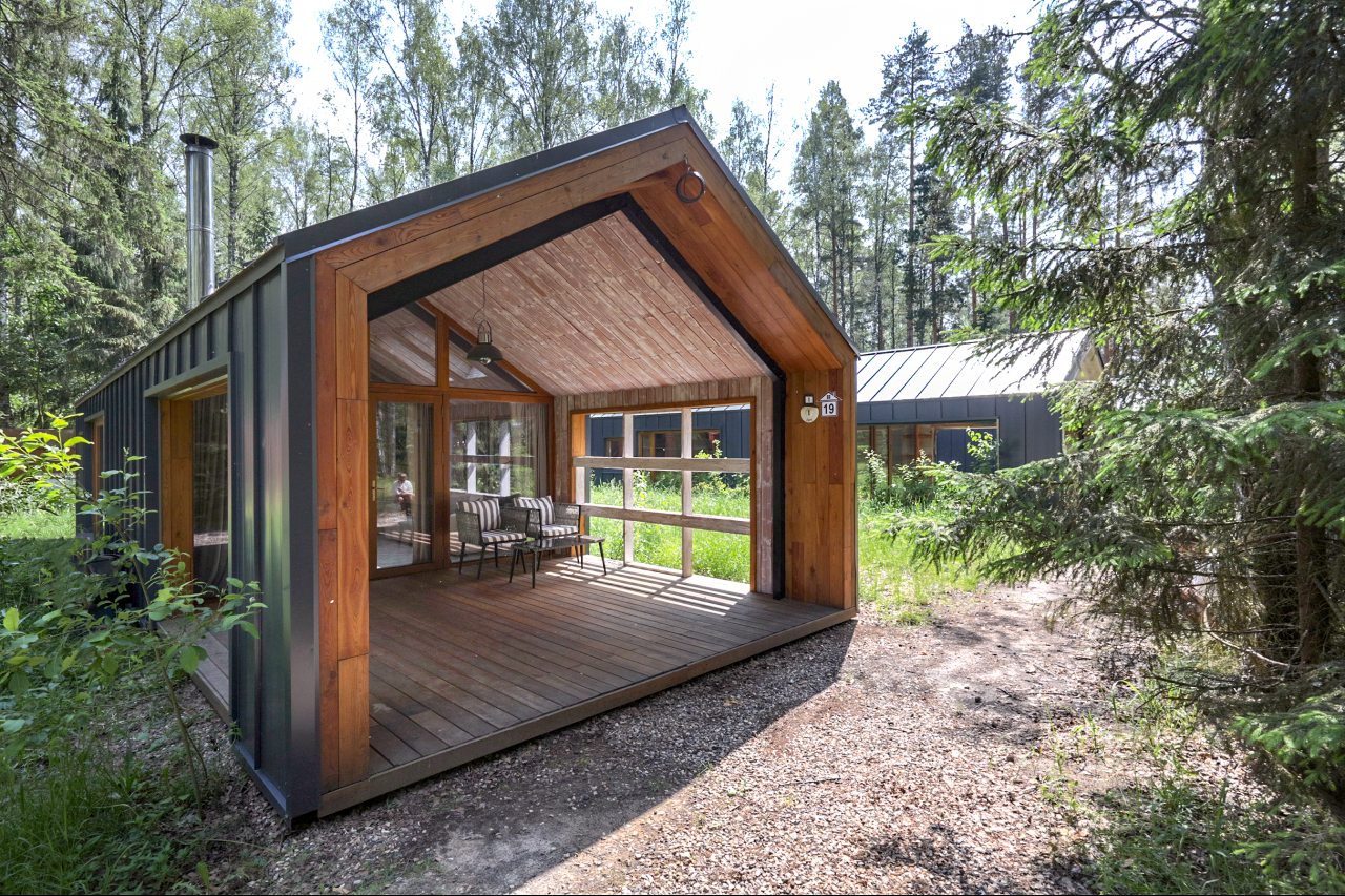 Коттедж (BarnHouse №19 (c камином без купели)), База отдыха Les Holidays