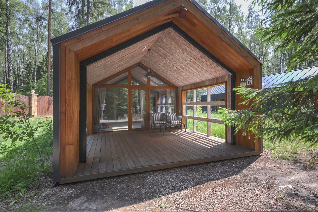 Коттедж (BarnHouse №19 (c камином без купели)), База отдыха Les Holidays