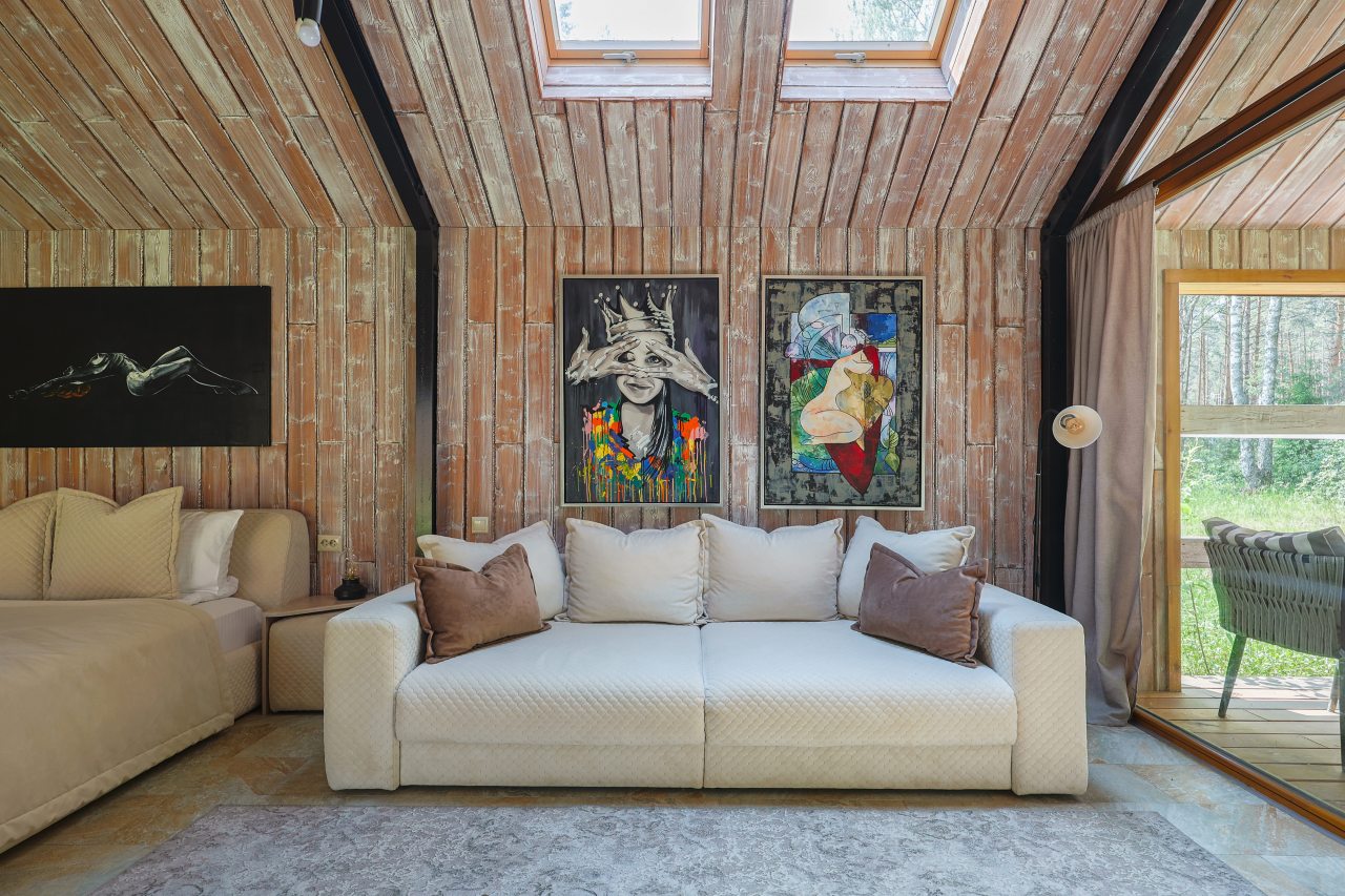 Коттедж (BarnHouse №19 (c камином без купели)), База отдыха Les Holidays