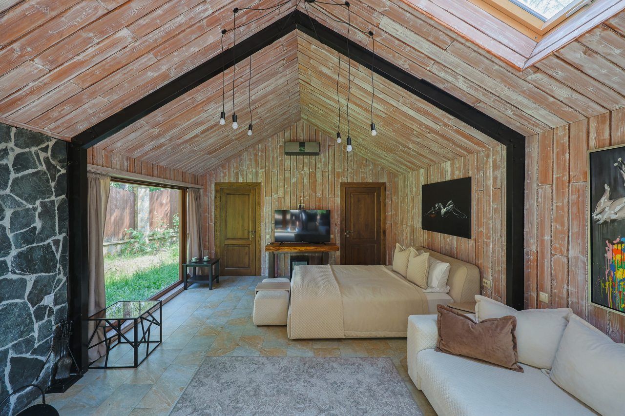 Коттедж (BarnHouse №19 (c камином без купели)), База отдыха Les Holidays