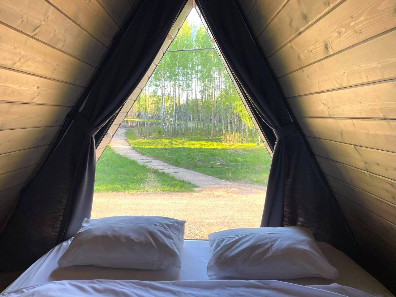 Дом (A-Frame №5 (с купелью)), База отдыха Les Holidays