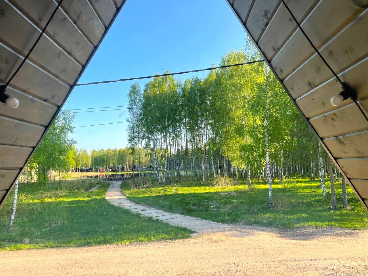 Дом (A-Frame №5 (с купелью)), База отдыха Les Holidays