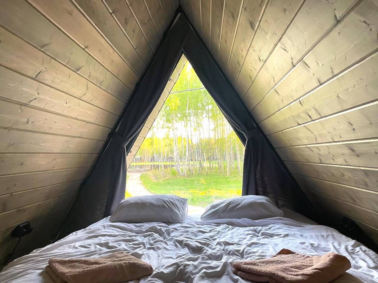 Дом (A-Frame №5 (с купелью)), База отдыха Les Holidays