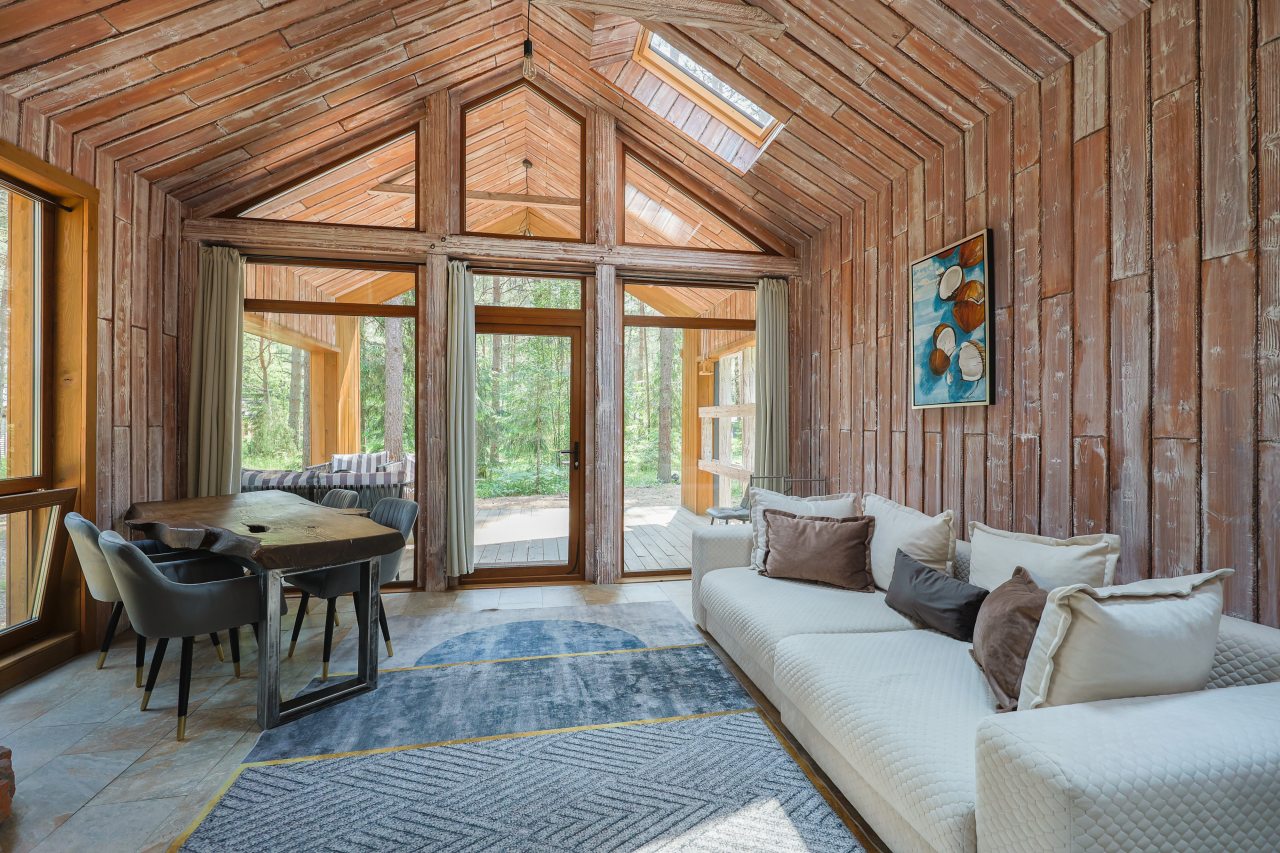 Коттедж (BarnHouse №20 (c камином без купели)), База отдыха Les Holidays