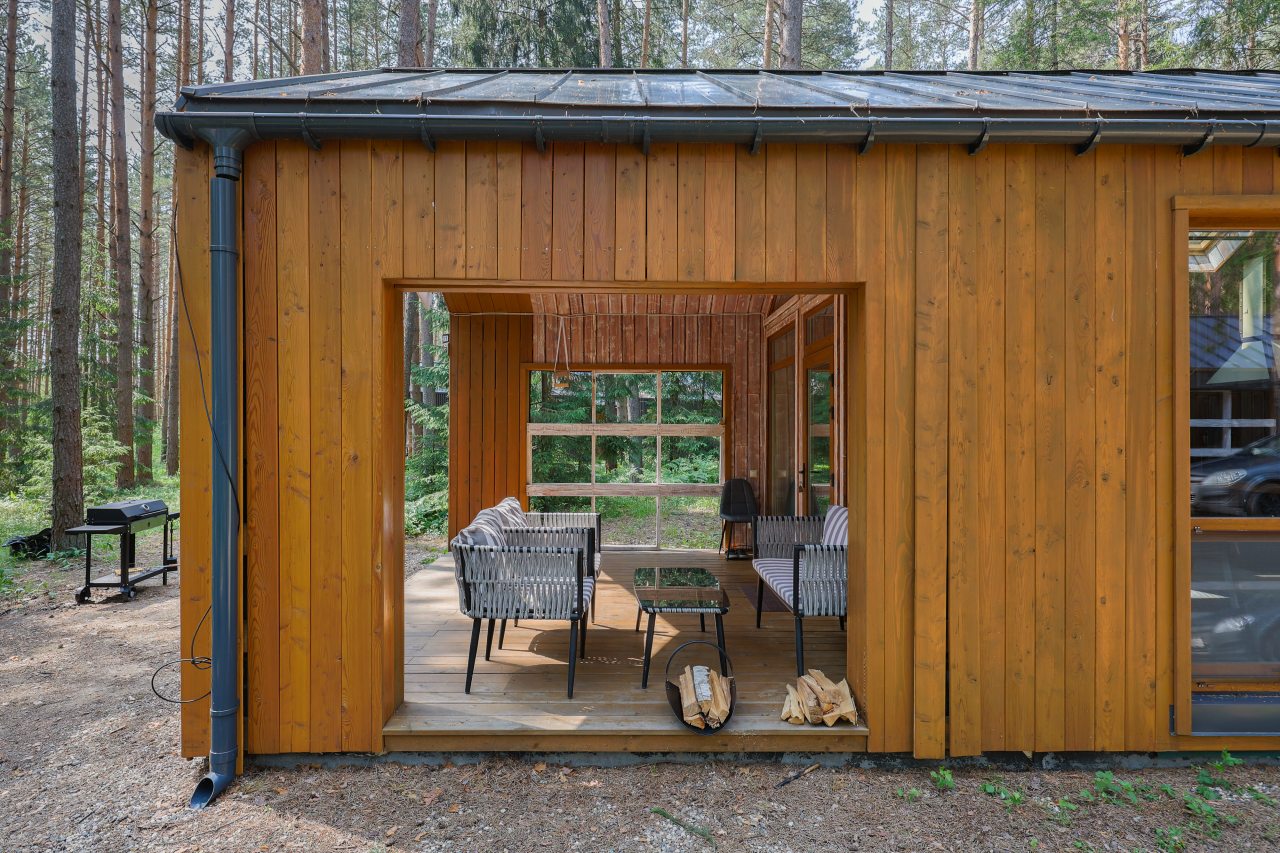 Коттедж (BarnHouse №20 (c камином без купели)), База отдыха Les Holidays