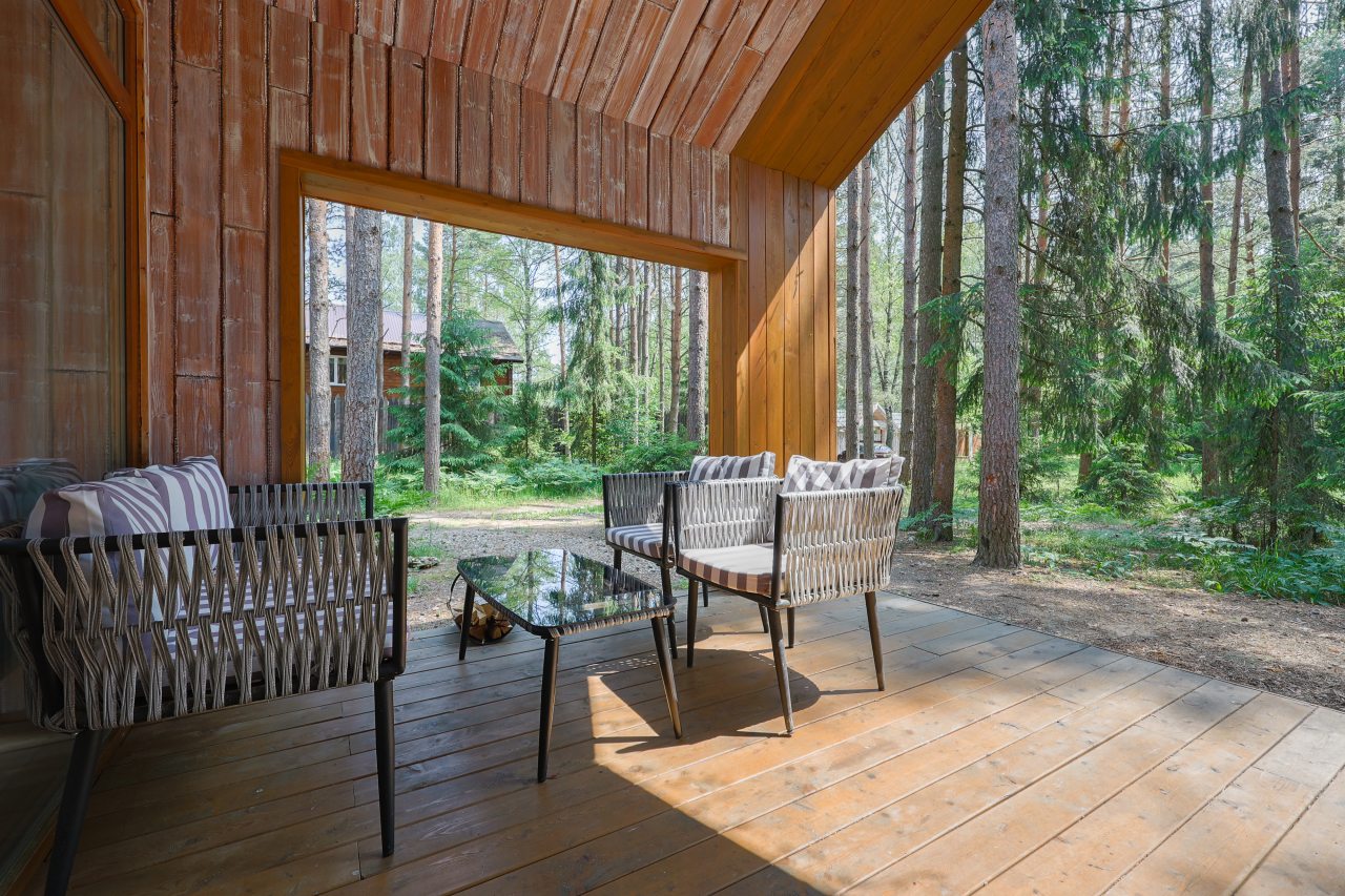 Коттедж (BarnHouse №20 (c камином без купели)), База отдыха Les Holidays