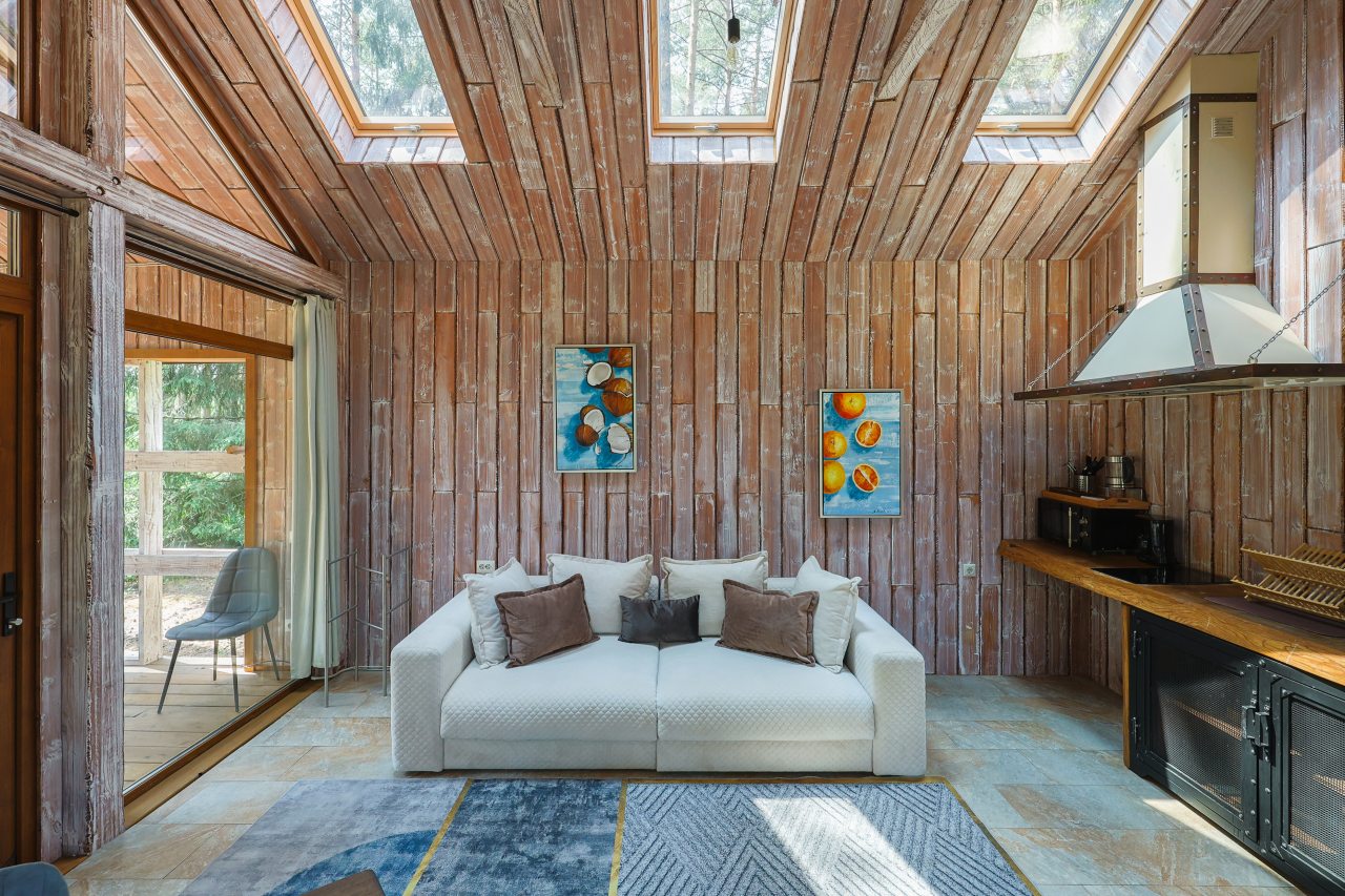 Коттедж (BarnHouse №20 (c камином без купели)), База отдыха Les Holidays