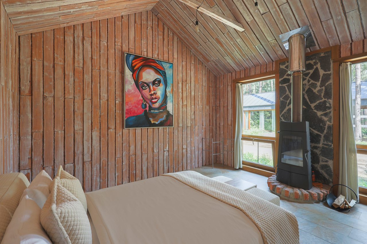 Коттедж (BarnHouse №20 (c камином без купели)), База отдыха Les Holidays