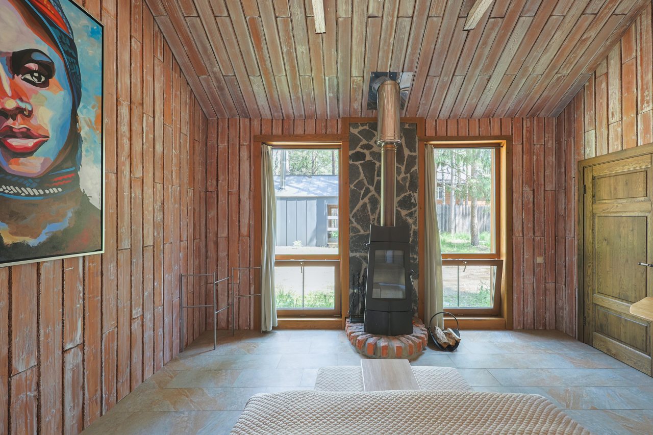 Коттедж (BarnHouse №20 (c камином без купели)), База отдыха Les Holidays