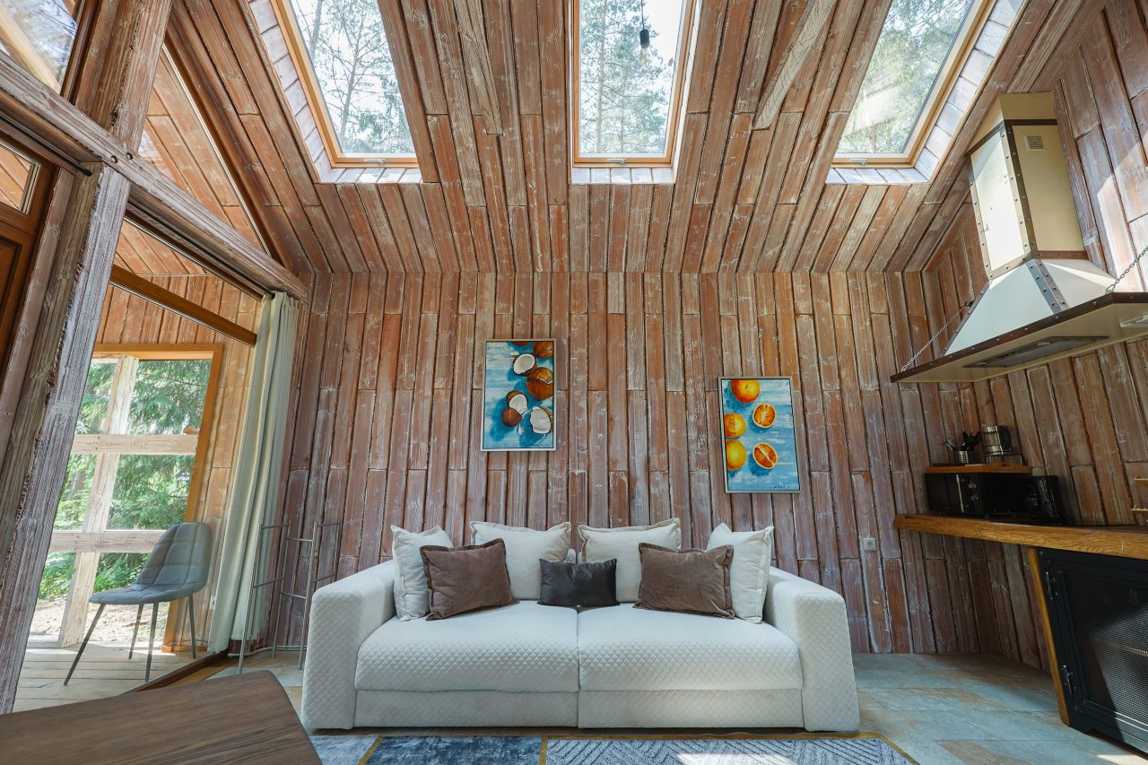 Коттедж (BarnHouse №20 (c камином без купели)), База отдыха Les Holidays