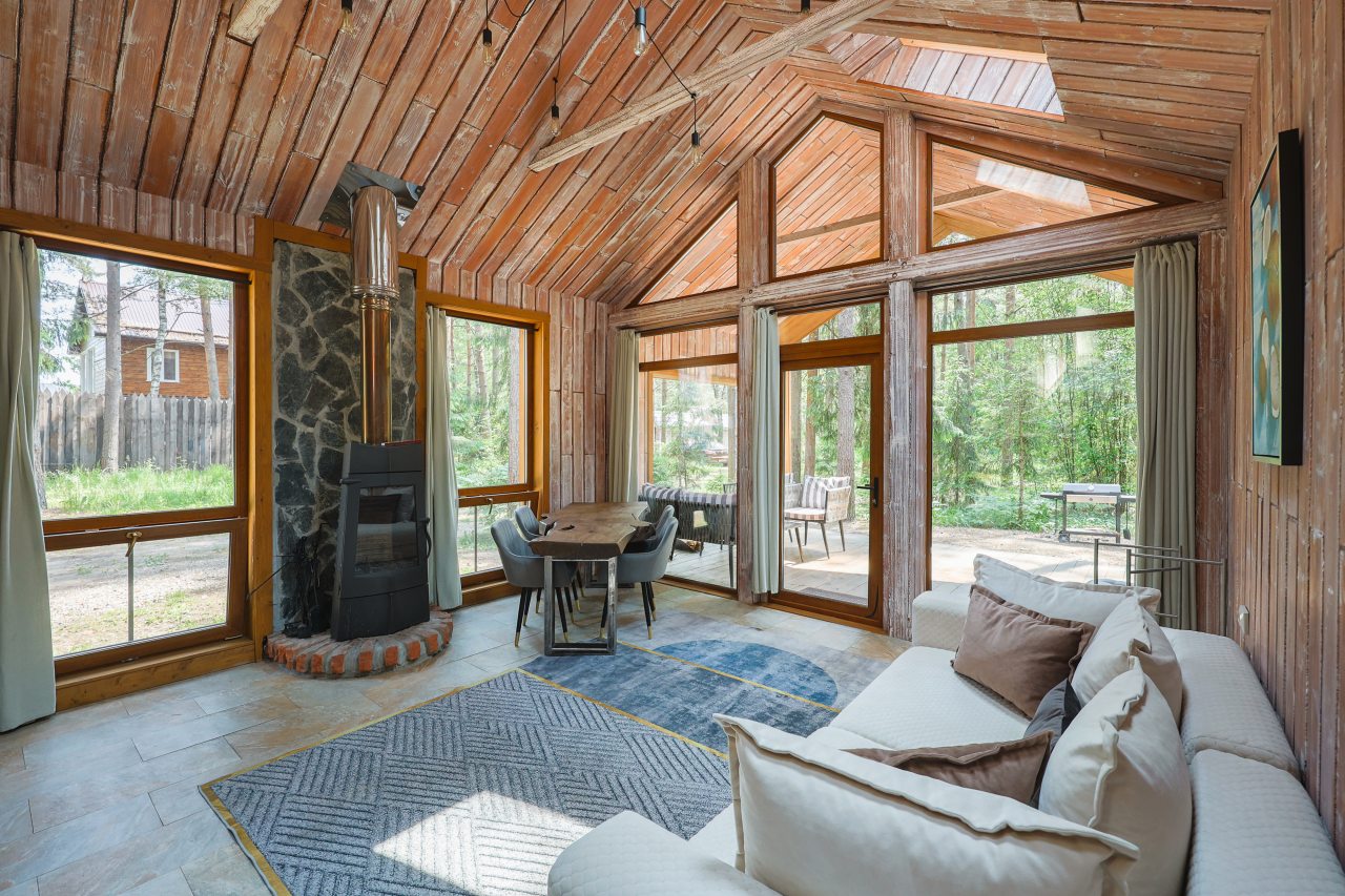 Коттедж (BarnHouse №20 (c камином без купели)), База отдыха Les Holidays