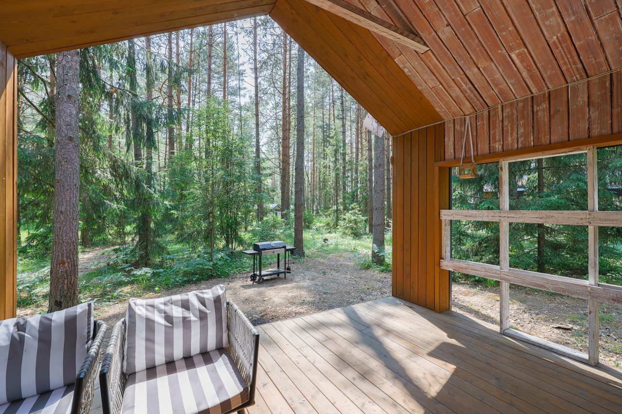 Коттедж (BarnHouse №20 (c камином без купели)), База отдыха Les Holidays