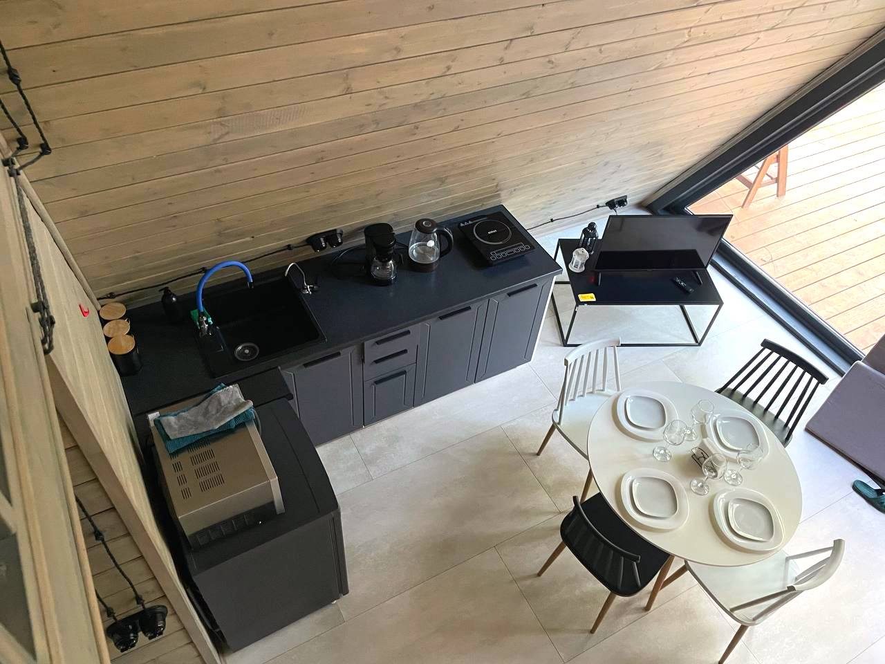 Дом (A-Frame №6 (с купелью)), База отдыха Les Holidays