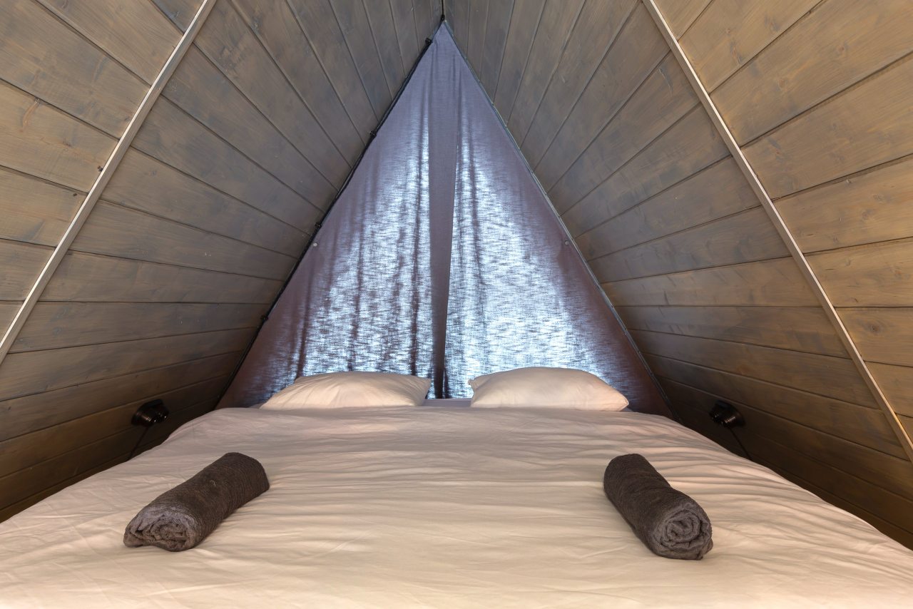 Дом (A-Frame №6 (с купелью)), База отдыха Les Holidays