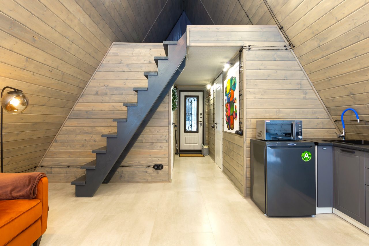 Дом (A-Frame №6 (с купелью)), База отдыха Les Holidays