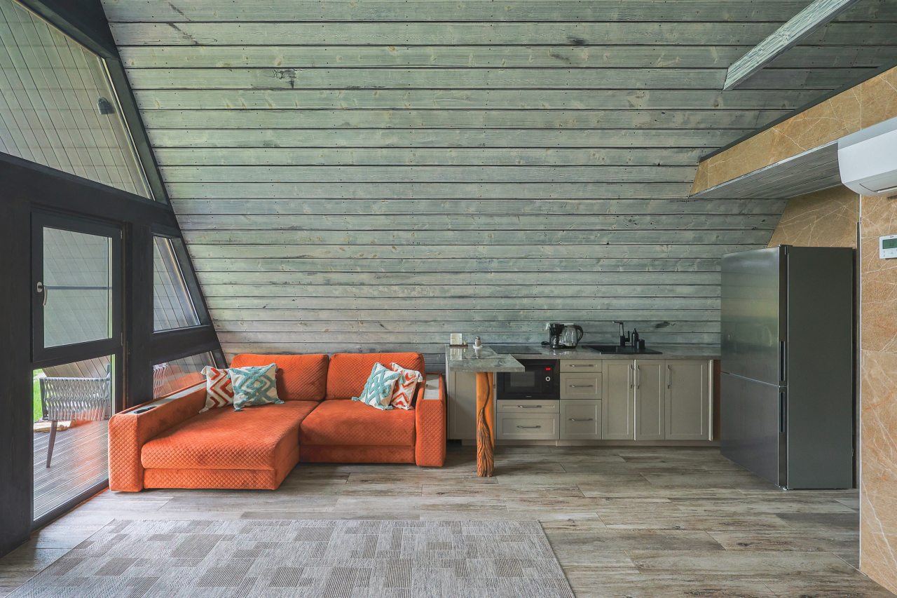 Дом (A-Frame № 15 (с камином без купели)), База отдыха Les Holidays