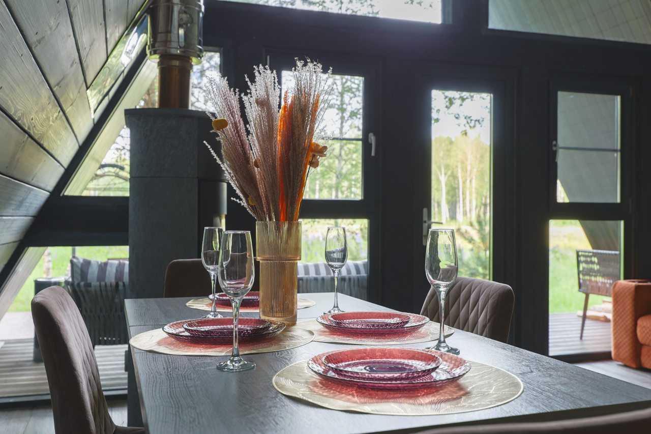 Дом (A-Frame № 15 (с камином без купели)), База отдыха Les Holidays