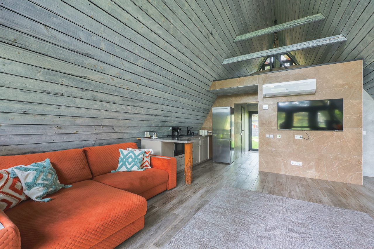 Дом (A-Frame № 15 (с камином без купели)), База отдыха Les Holidays