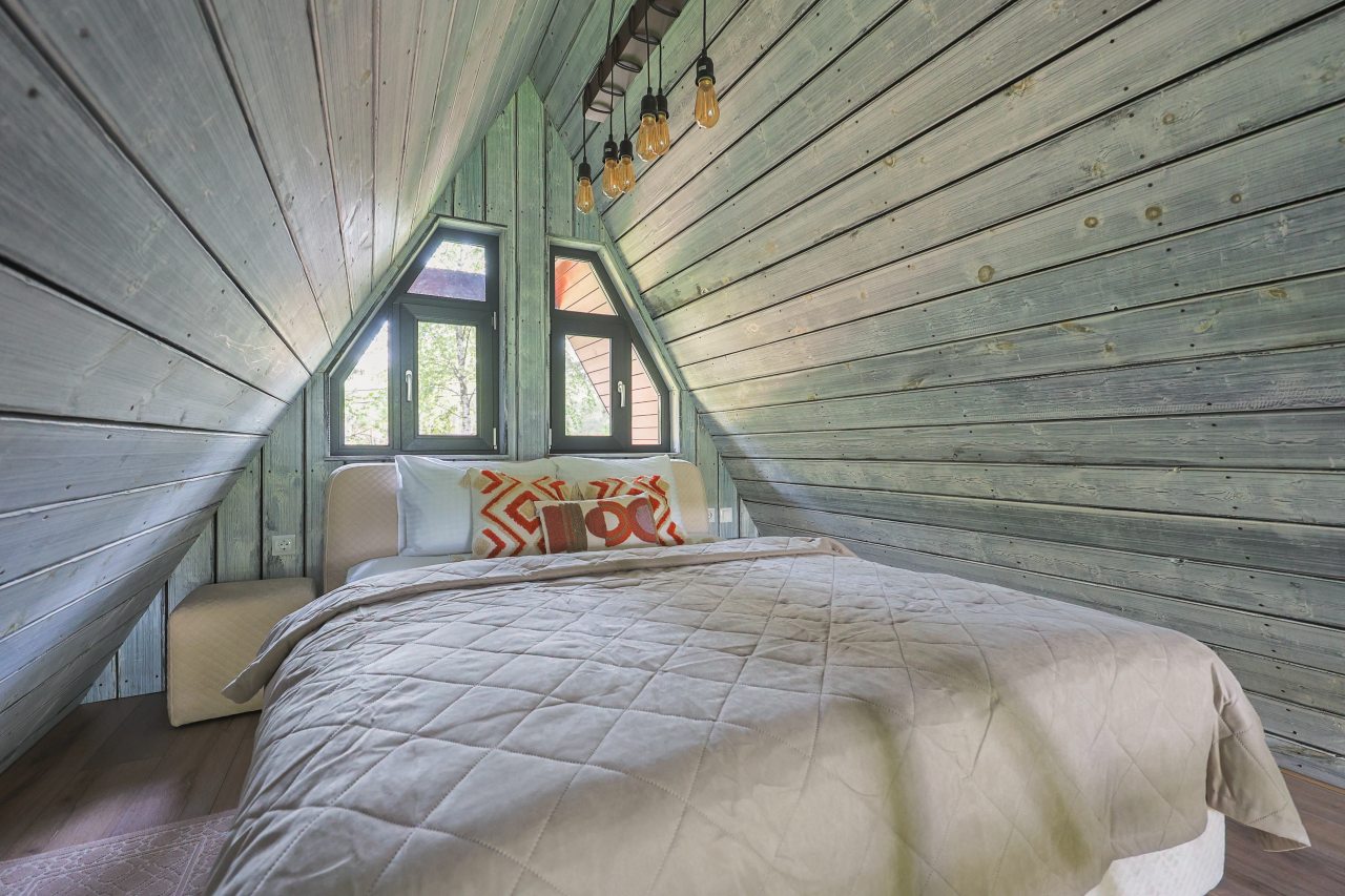 Дом (A-Frame № 15 (с камином без купели)), База отдыха Les Holidays