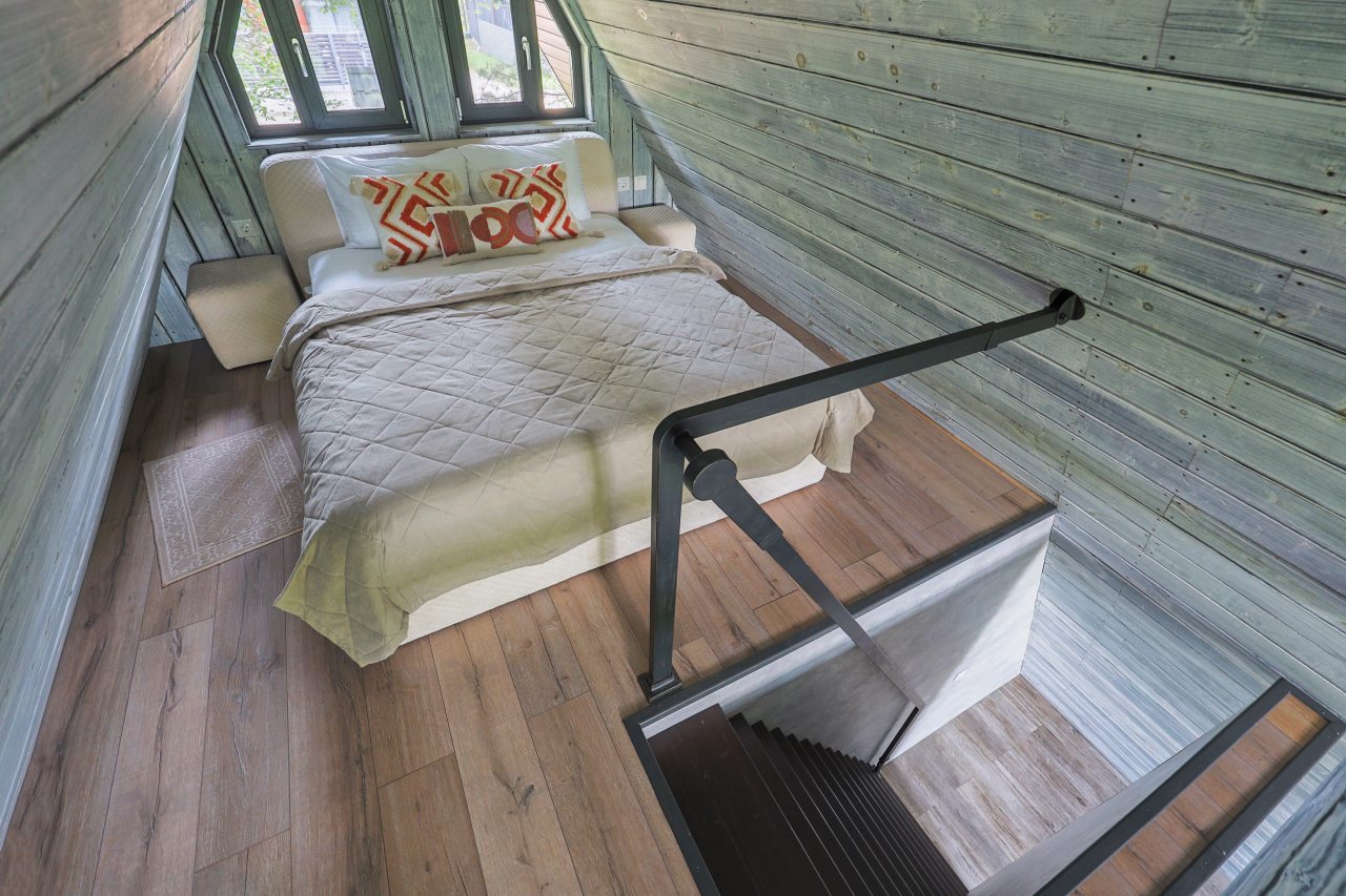 Дом (A-Frame № 15 (с камином без купели)), База отдыха Les Holidays