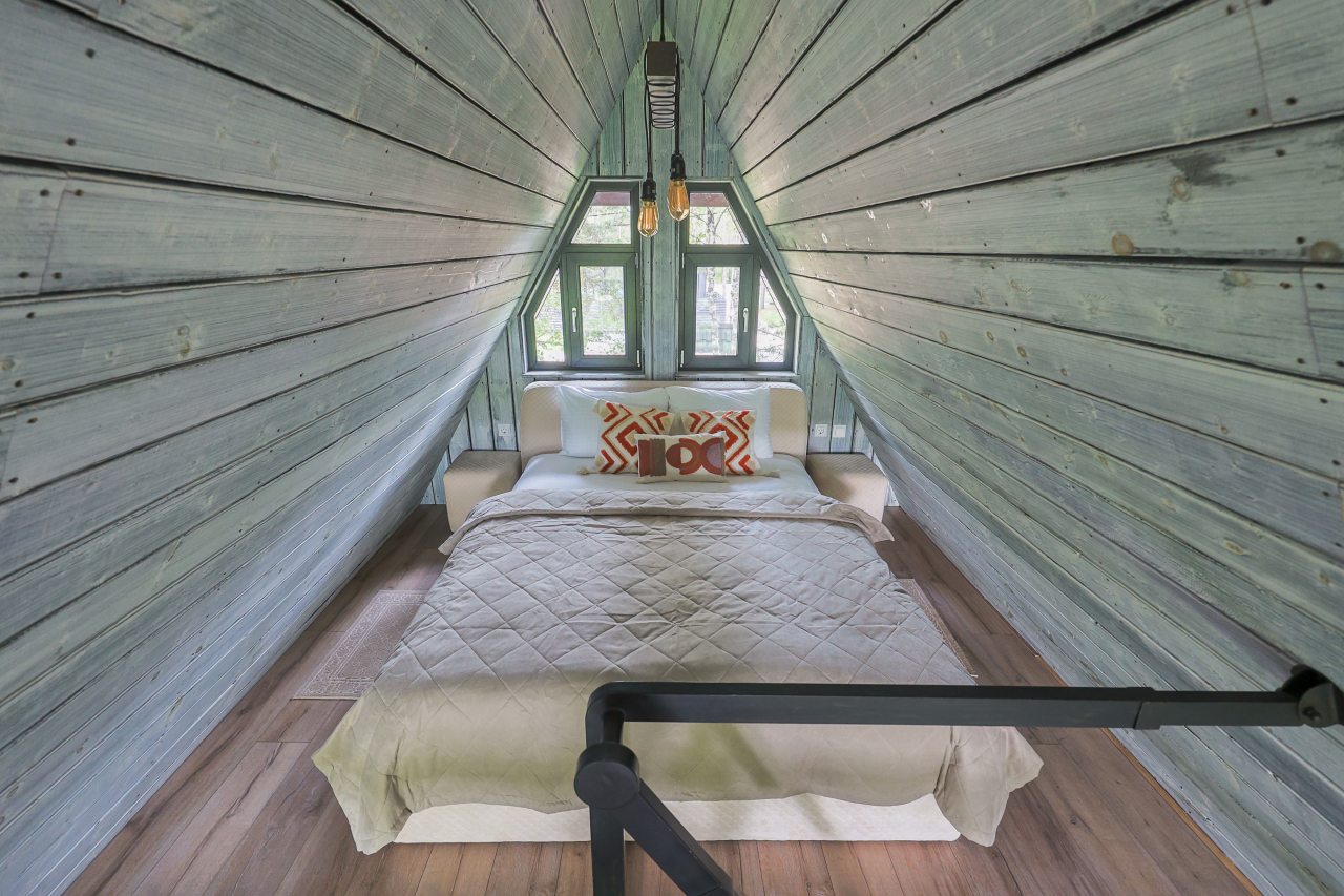 Дом (A-Frame № 15 (с камином без купели)), База отдыха Les Holidays