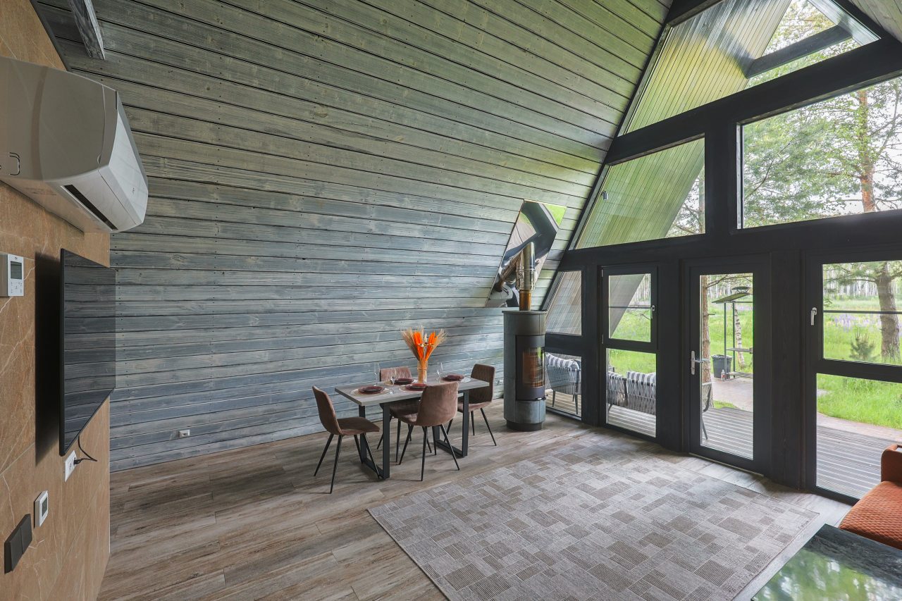 Дом (A-Frame № 15 (с камином без купели)), База отдыха Les Holidays