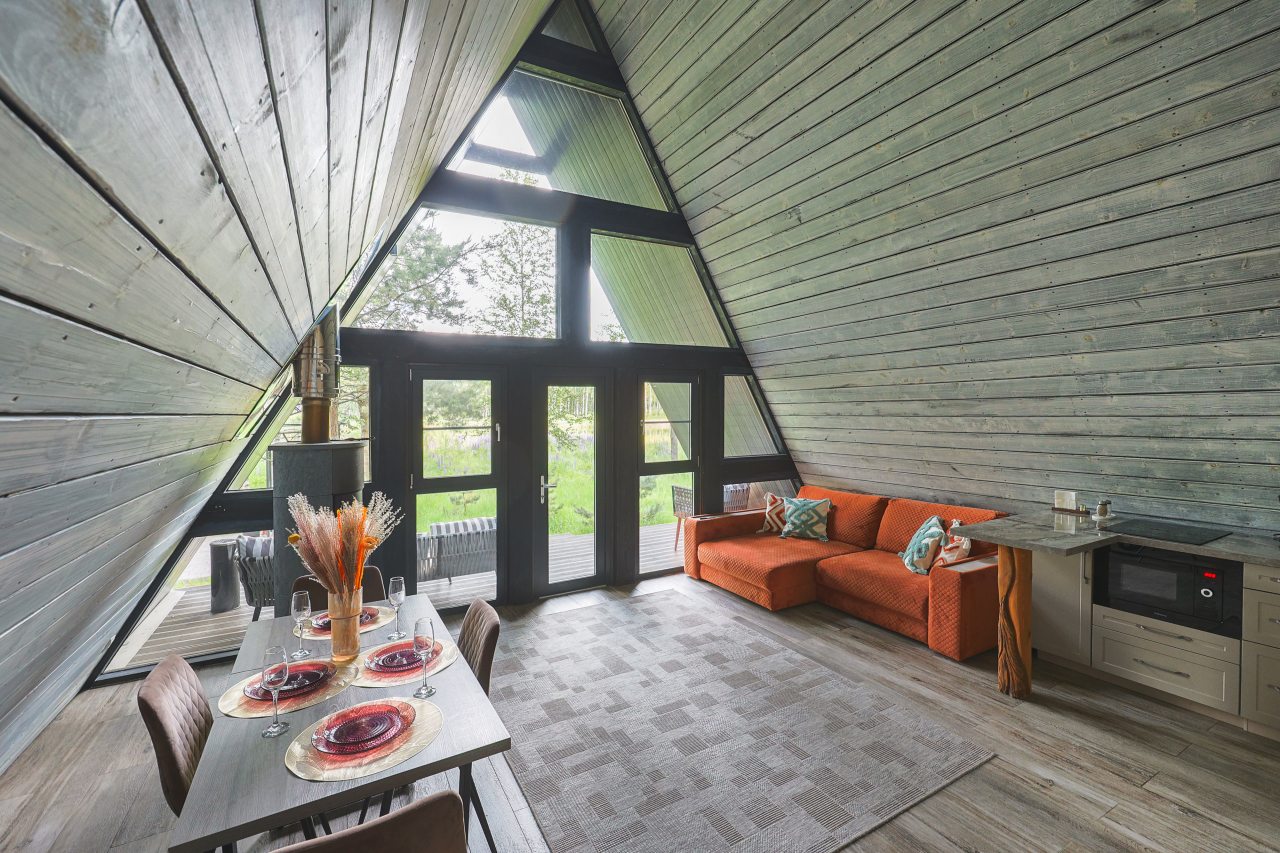 Дом (A-Frame № 15 (с камином без купели)), База отдыха Les Holidays