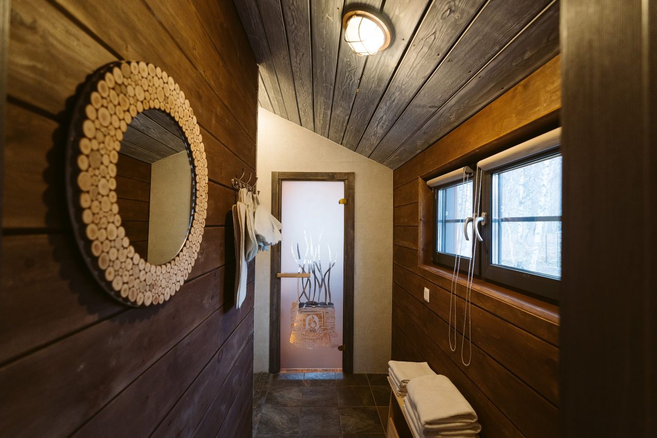 Коттедж (BarnHouse №22 с камином и кондиционером (без купели)), База отдыха Les Holidays