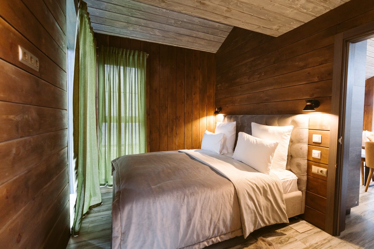 Коттедж (BarnHouse №22 с камином и кондиционером (без купели)), База отдыха Les Holidays