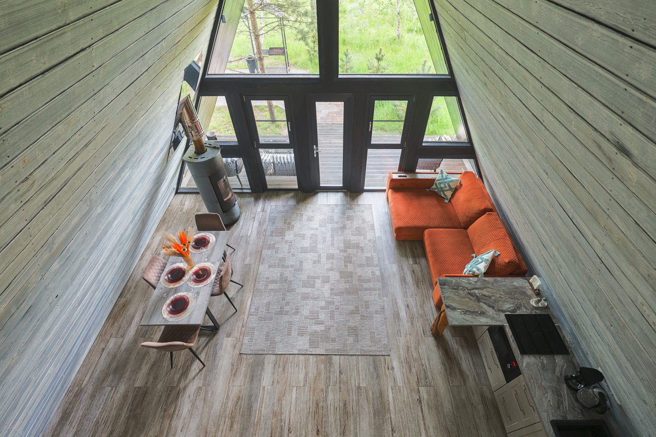 Дом (A-Frame № 15 (с камином без купели)), База отдыха Les Holidays