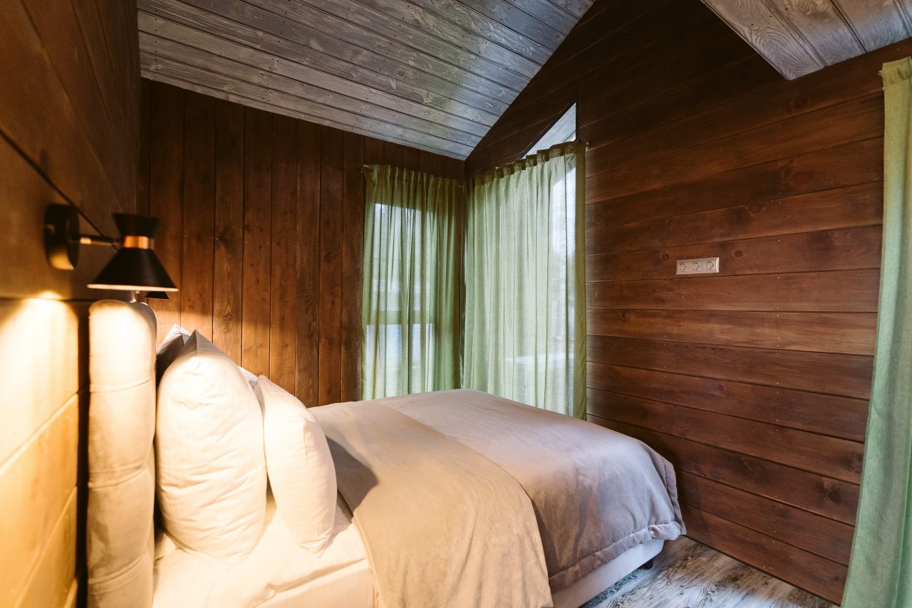 Коттедж (BarnHouse №22 с камином и кондиционером (без купели)), База отдыха Les Holidays