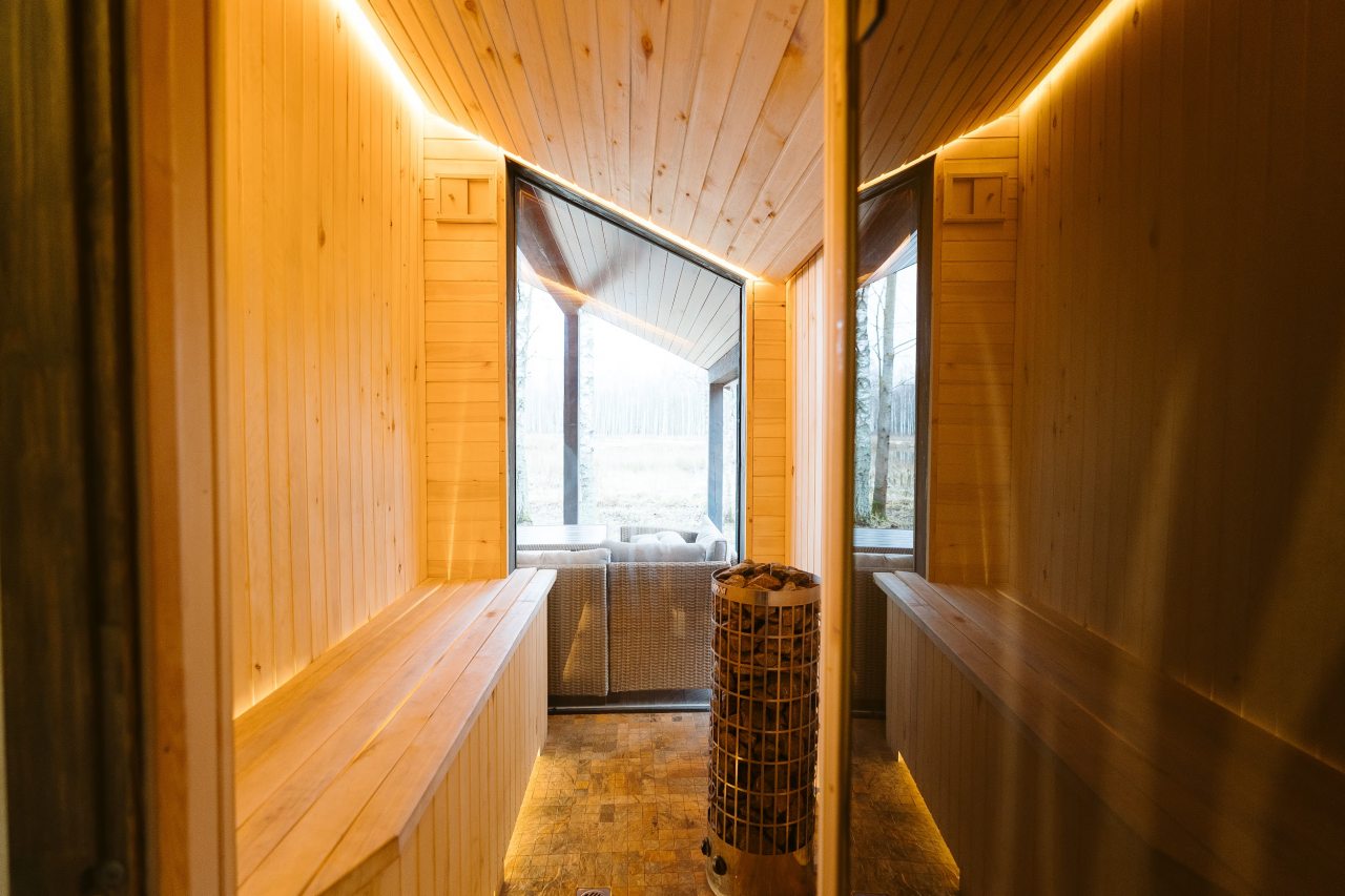 Коттедж (BarnHouse №22 с камином и кондиционером (без купели)), База отдыха Les Holidays