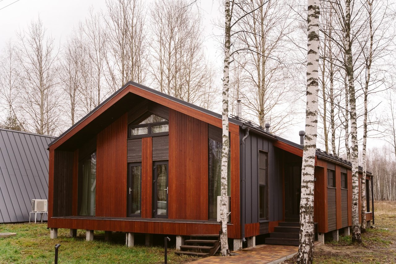 Коттедж (BarnHouse №22 с камином и кондиционером (без купели)), База отдыха Les Holidays