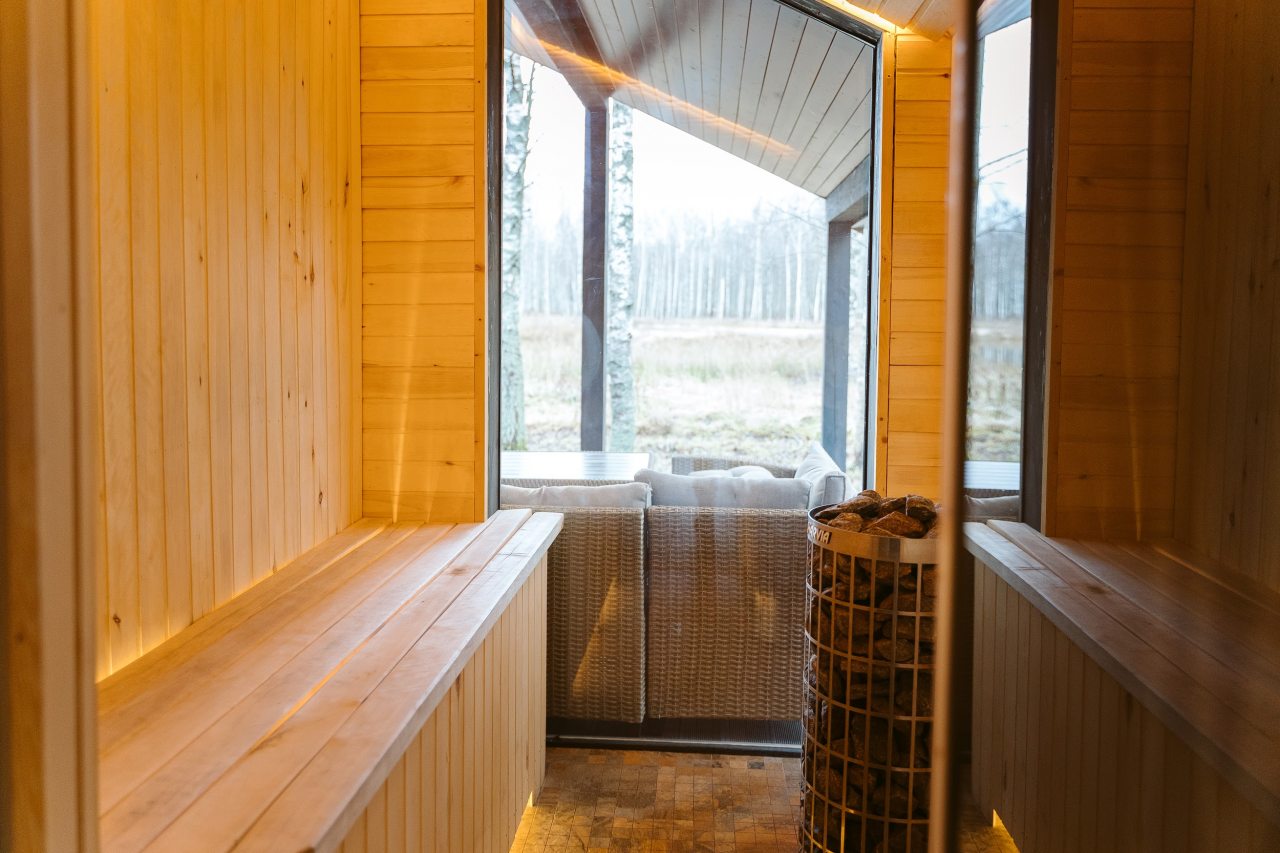 Коттедж (BarnHouse №22 с камином и кондиционером (без купели)), База отдыха Les Holidays