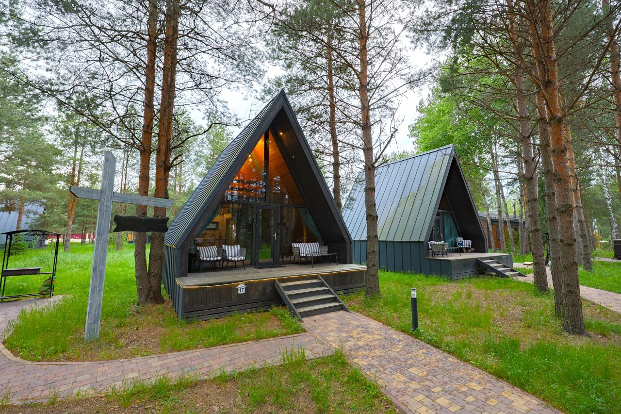 Дом (A-Frame №17 (без купели)), База отдыха Les Holidays