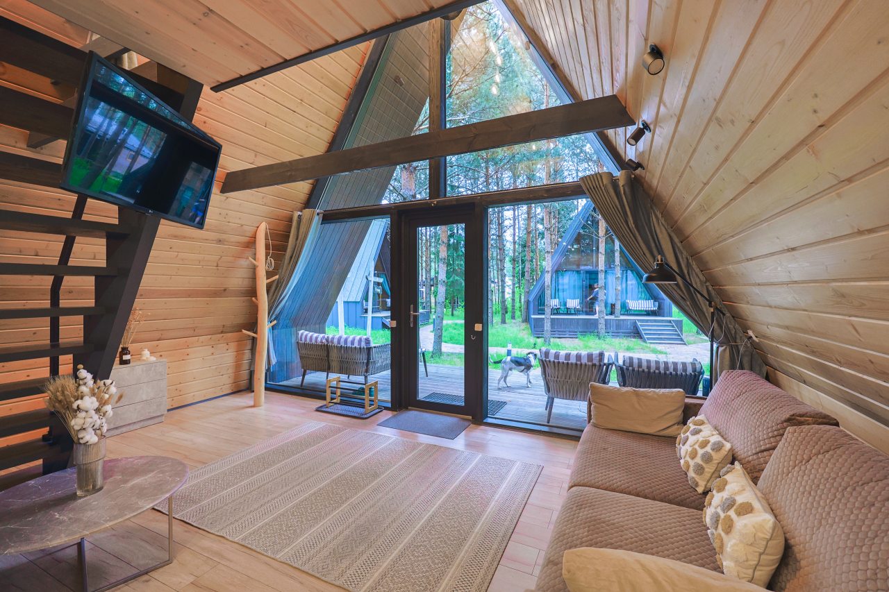 Дом (A-Frame №17 (без купели)), База отдыха Les Holidays