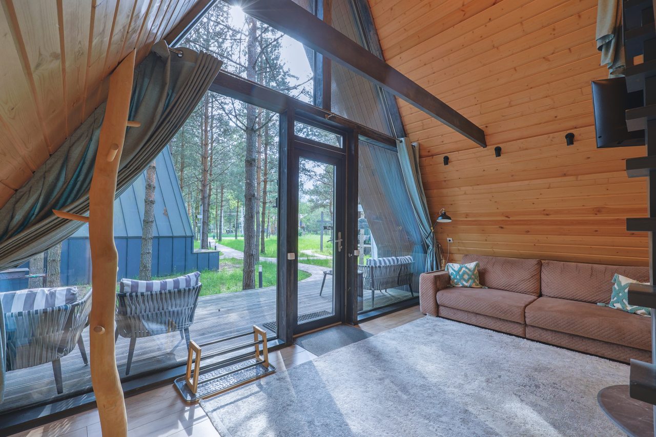 Дом (A-Frame № 18 (без купели)), База отдыха Les Holidays