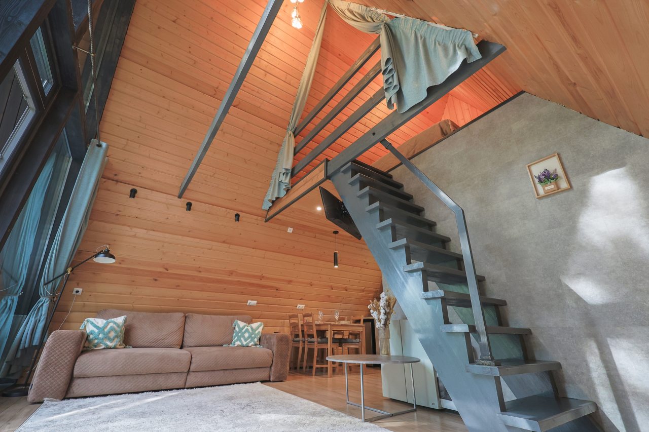 Дом (A-Frame № 18 (без купели)), База отдыха Les Holidays